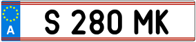 Truck License Plate